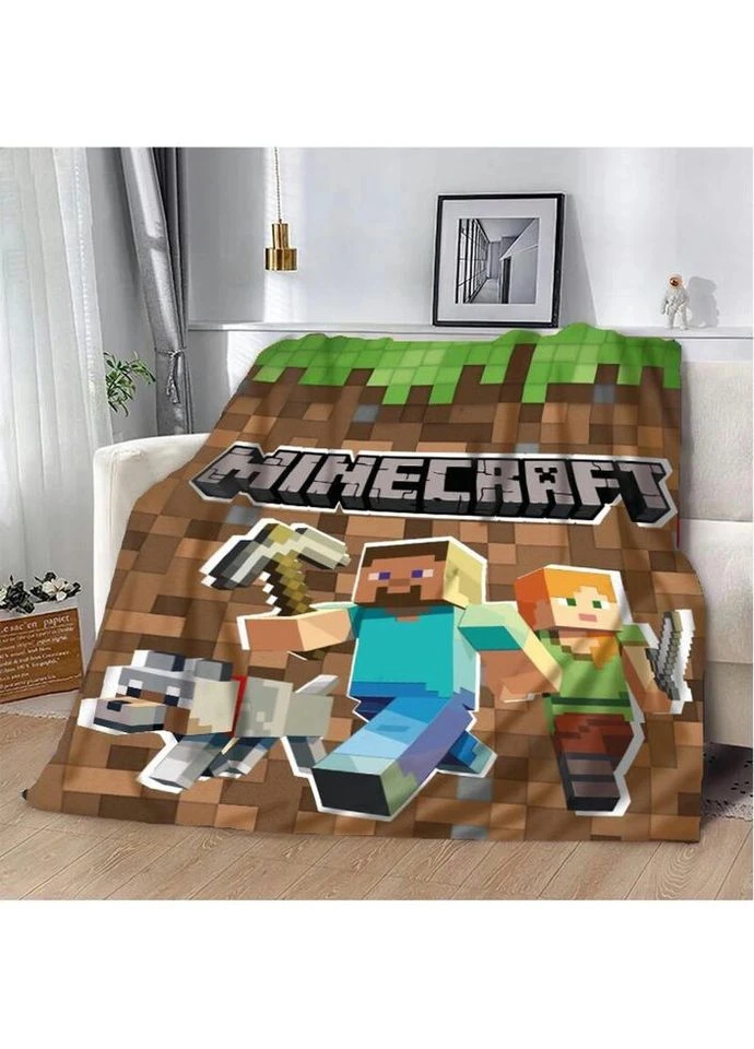 Плед 3D Світ MINECRAFT 20222450_C 12263 80х100 см Fashion (271549537)