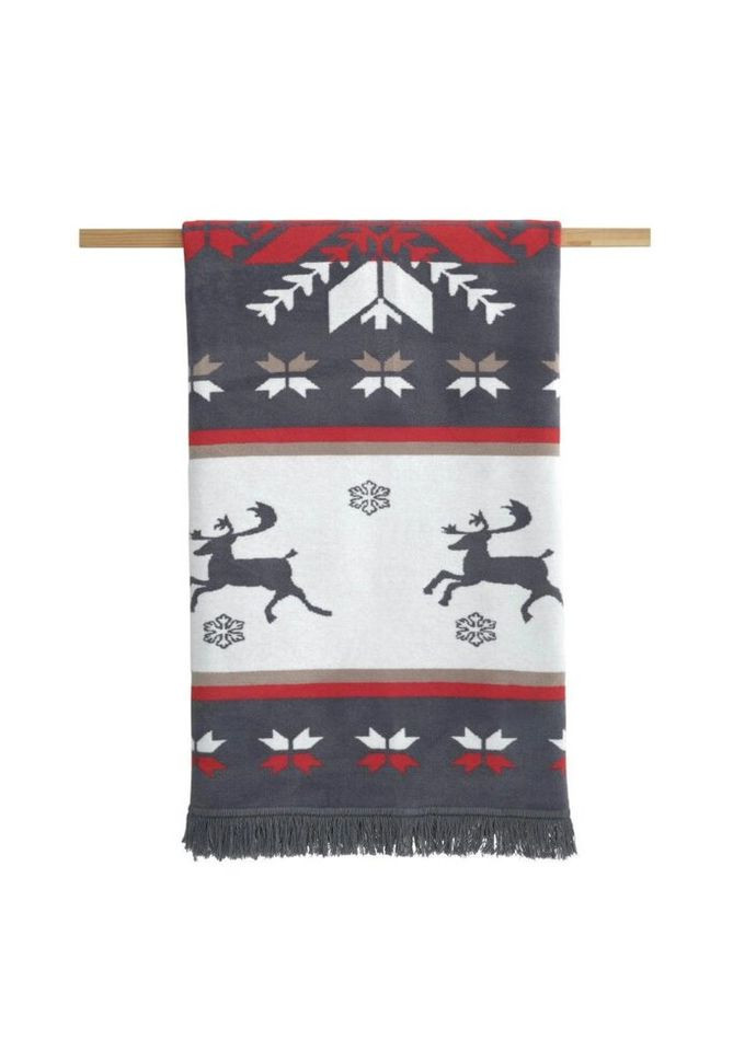 Плед Arya Бавовна Christmas Morie AR-A107354 200х220 см Fashion (271544559)