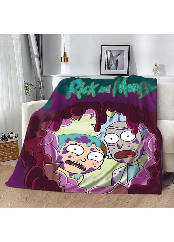 Плед 3D Rick and Morty 20222353_A 10652 160х200 см Fashion (271549241)