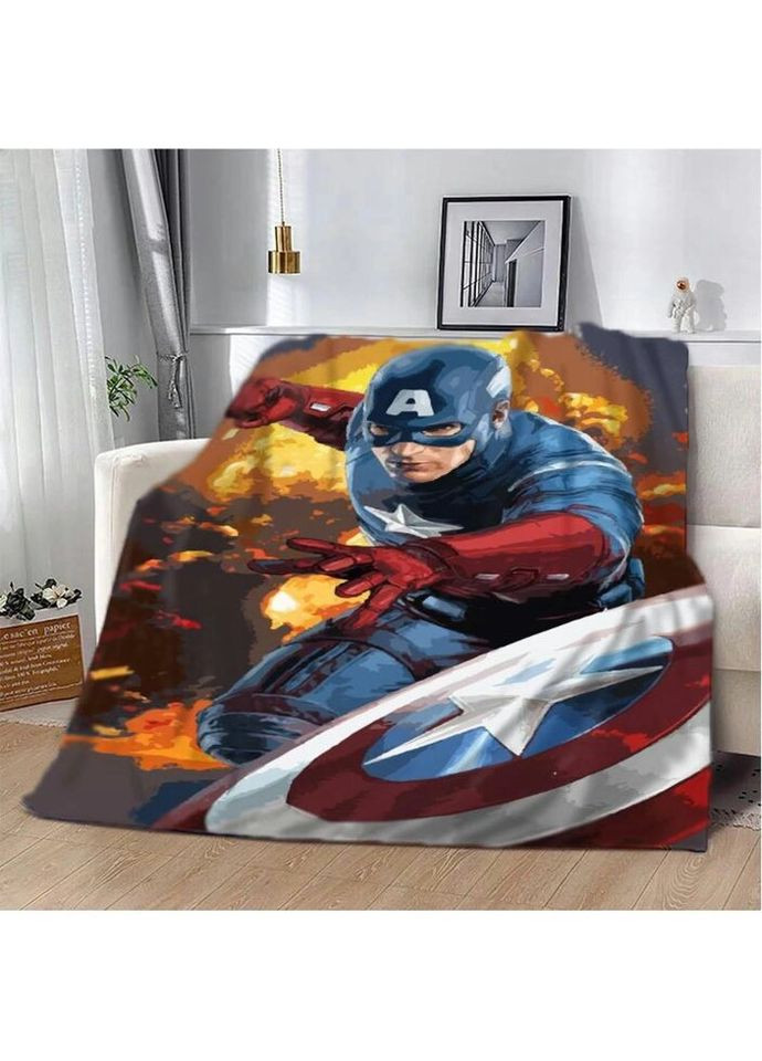 Плед 3D Перший Месник 2804_A 13007 160х200 см Fashion (271545748)