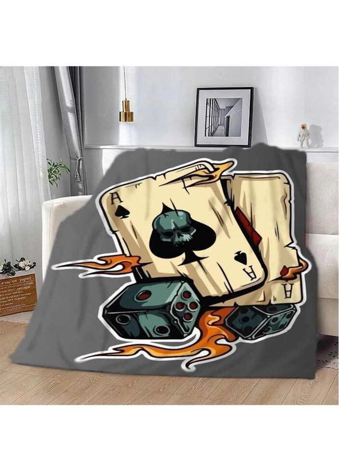 Плед 3D Азартные сердца 2776_A 12932 160х200 см Fashion (271547539)