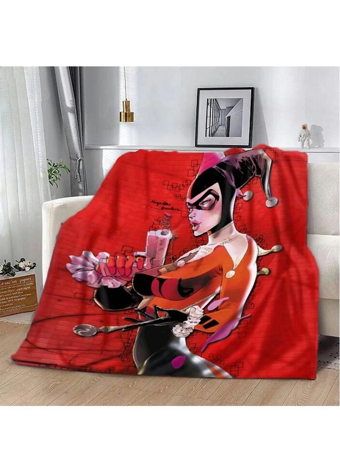 Плед 3D Харлі Квін Комікс 20222439_B 12229 135х160 см Fashion (271548488)