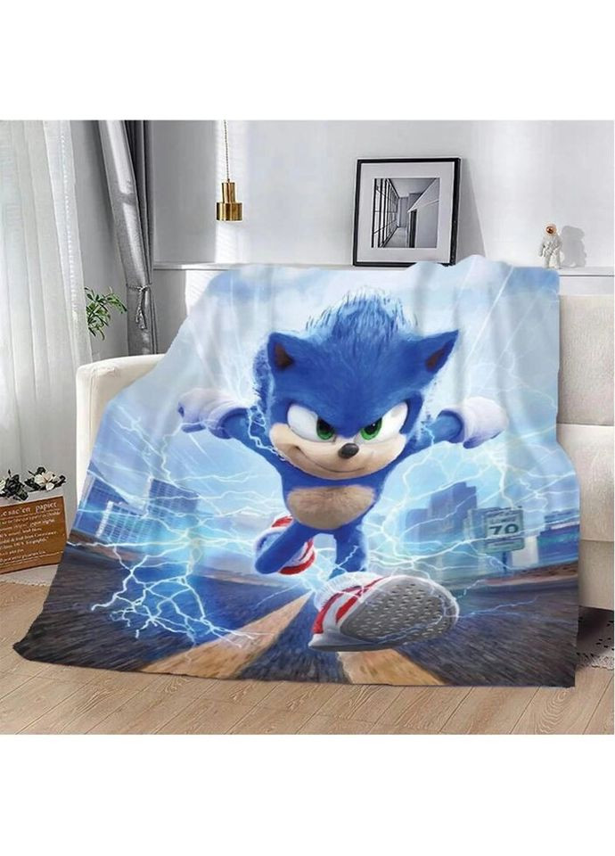 Плед 3D Сонік 20222445_B 12247 135х160 см Fashion (271544841)