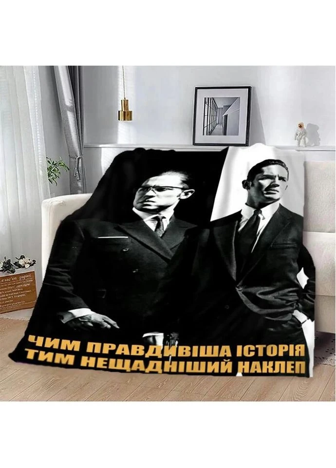 Плед 3D мотивационный Правдивая история 2754_B 12858 135х160 см Fashion (271544646)