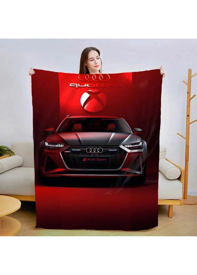 Плед 3D Елітна Audi 2957_B 13429 135х160 см Fashion (271549231)