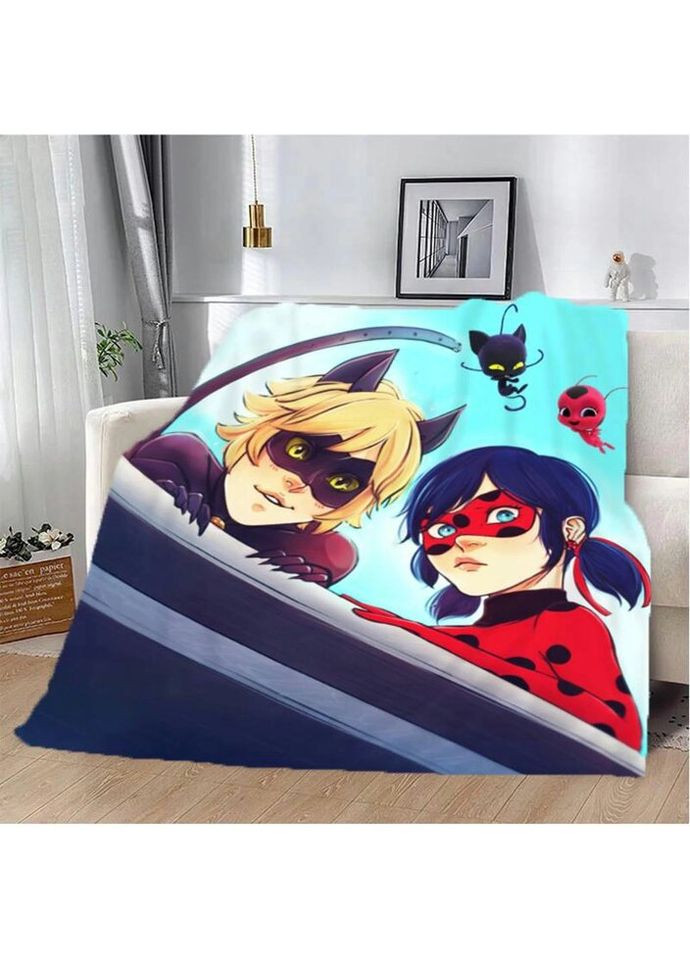 Плед 3D Леді Баг та Супер Кіт 2895_A 13256 160х200 см Fashion (271544783)