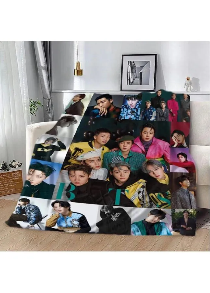 Плед 3D BTS №2 20222404_A 11612 160х200 см Fashion (271547508)
