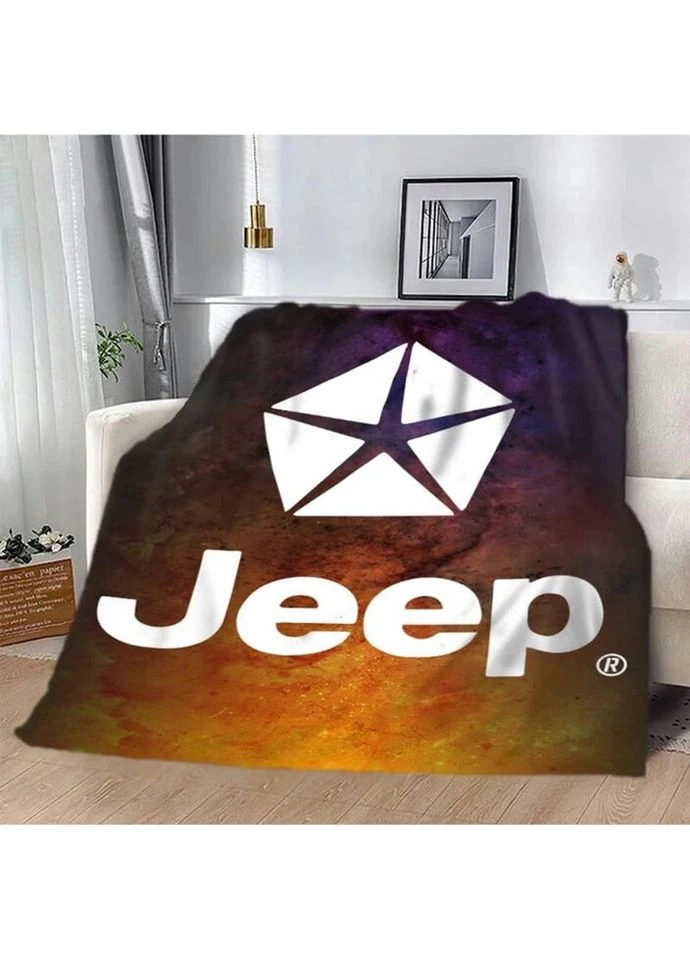 Плед 3D Jeep 2663_C 12600 80х100 см Fashion (271549492)