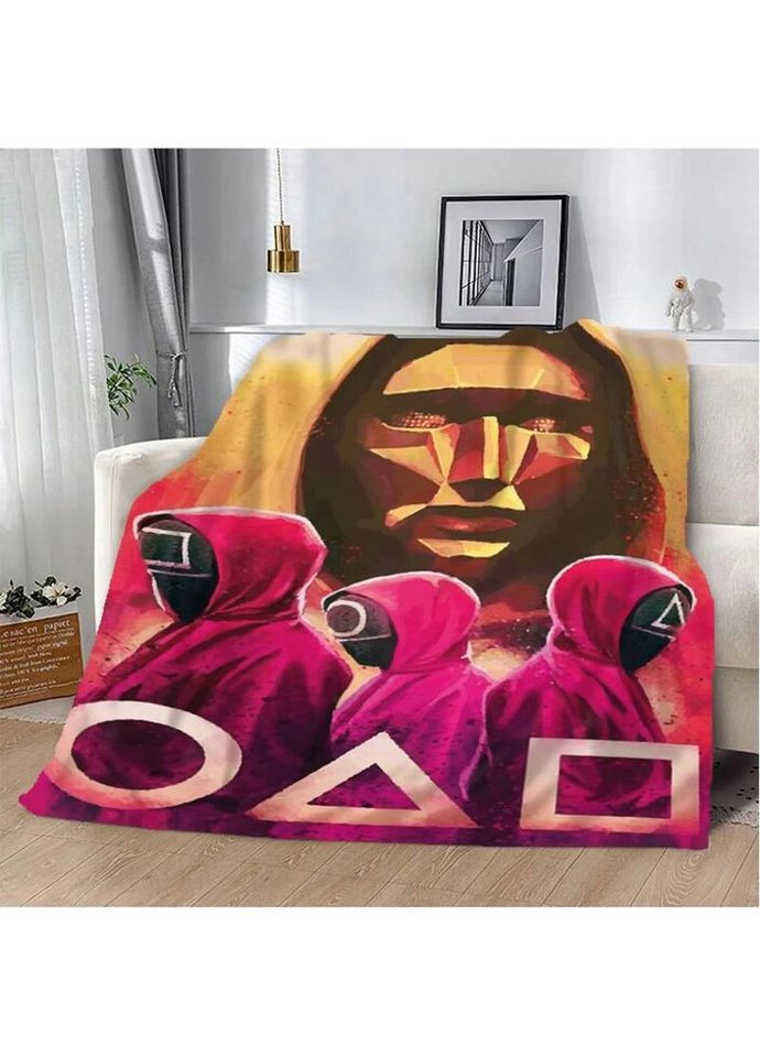 Плед 3D Гра в кальмара №2 20222466_A 12309 160х200 см Fashion (271544635)