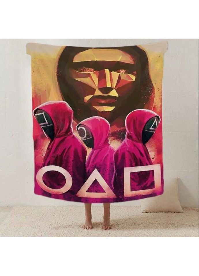 Плед 3D Гра в кальмара №2 20222466_A 12309 160х200 см Fashion (271544635)