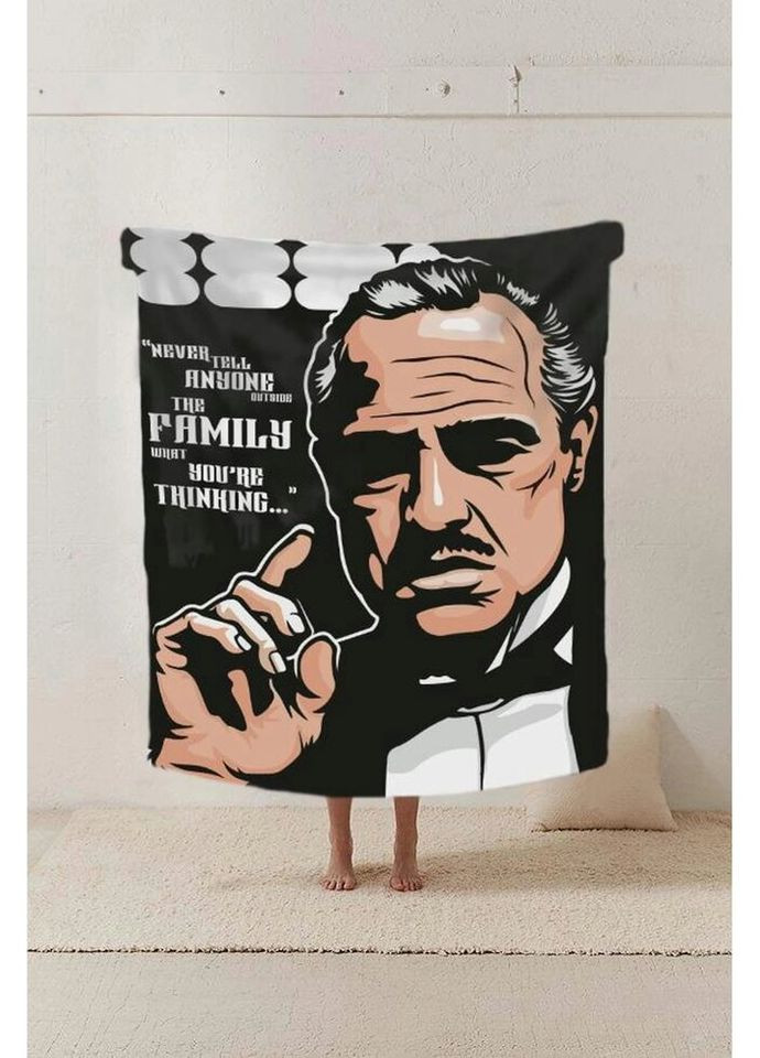 Плед 3D Крестный отец 1972 20222436_B 12220 135х160 см Fashion (271547557)