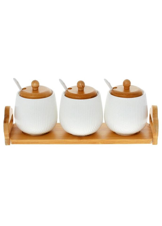 Набір банок для зберігання Bona Di Naturel 289-395 7 предметів BonaDi (271544386)