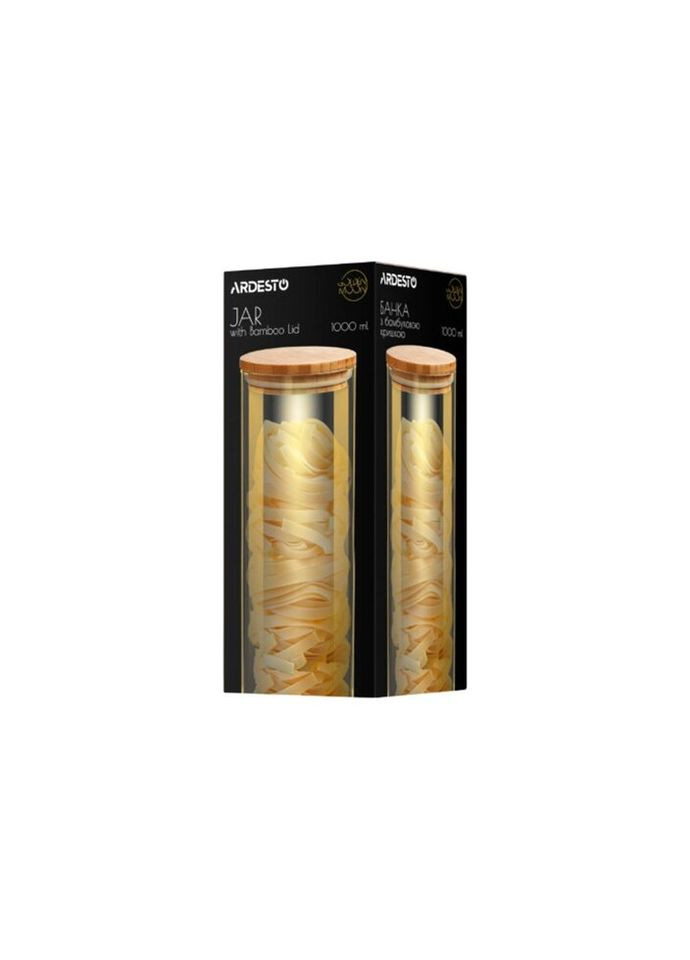 Банку для зберігання Golden Moon AR-1310-BLRG 1000 мл Ardesto (271547365)