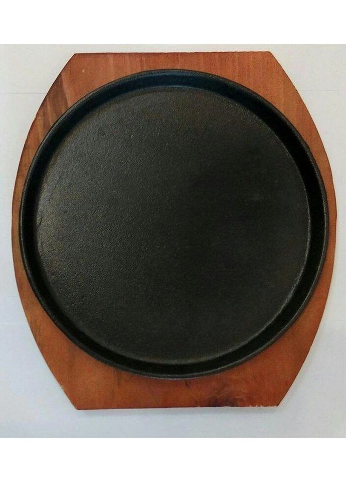Сковорода чавунна на дерев'яній підставці EM-9934-1 20 см Empire (271548095)