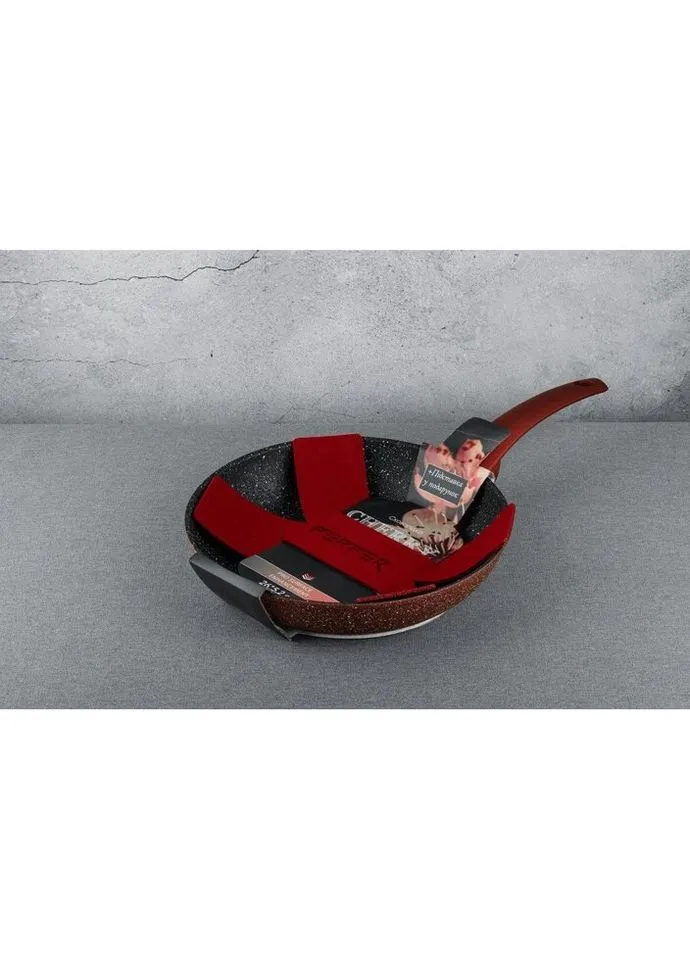 Сковорода універсальна Peper Cherry Lava-Stone PR-2109-20 20 см No Brand (271548892)
