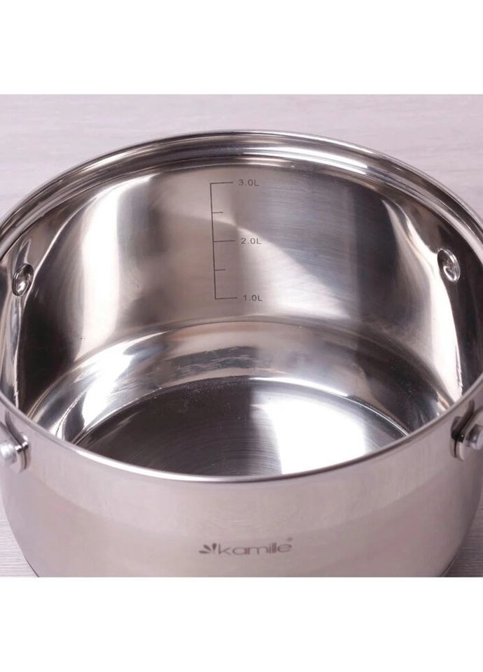 Каструля KM-4718S 18 см 2.3 л Kamille (271545352)