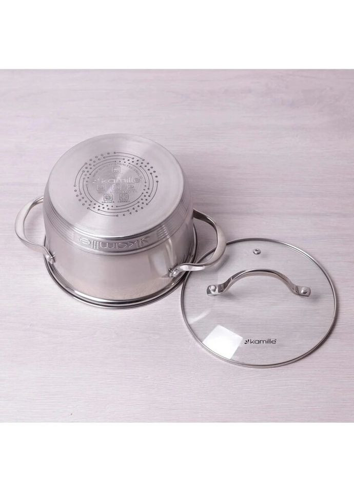 Каструля KM-4718S 18 см 2.3 л Kamille (271545352)