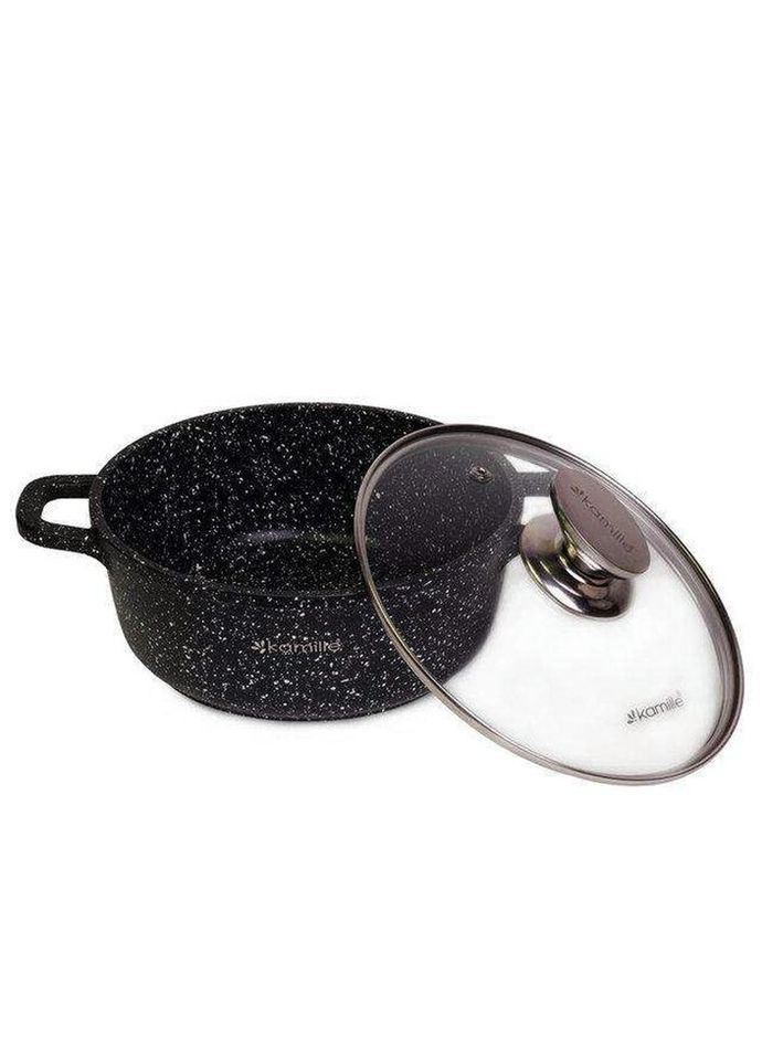 Кастрюля из литого алюминия с антипригарным покрытием 4.5 л KM-4405 Kamille (271547247)