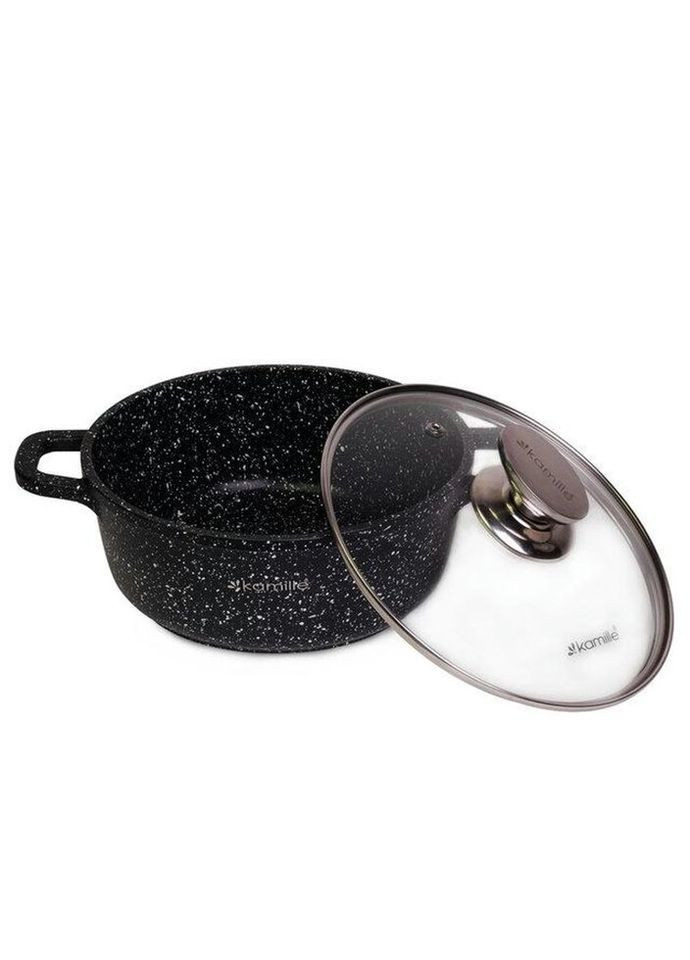 Каструля із литого алюмінію з антипригарним покриттям 2.3 л KM-4404 Kamille (271544407)
