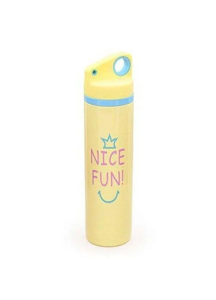 Термос питьевой Nice fun VA-9731-400 400 мл желтый Fissman (271548329)