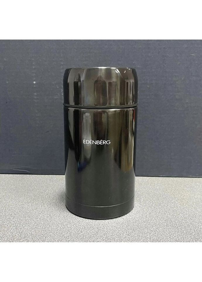 Термос пищевой 90127 800 мл черный (уценка) Edenberg (271548743)