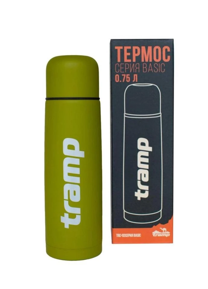 Термос питьевой Basic TRC-112-olive 750 мл оливковый Tramp (271548831)
