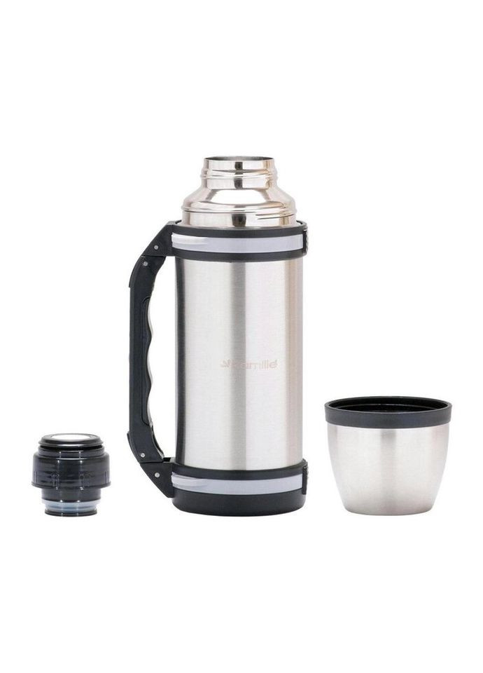 Термос із нержавіючої сталі з ручкою та ремінцем 1000 мл KM-2090 Kamille (271549086)