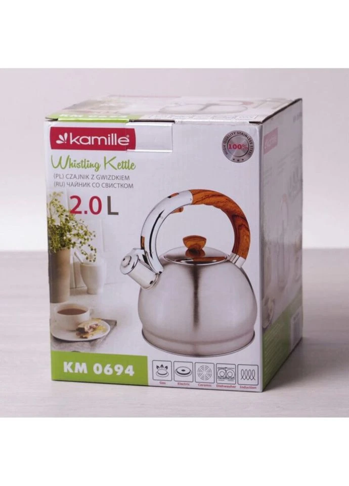 Чайник со свистком KM-0694N 2 л Kamille (271550518)