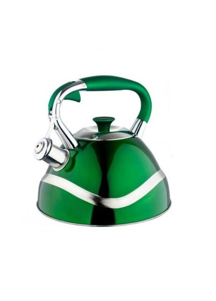 Чайник со свистком EB-7010-Green 3 л зеленый Edenberg (271550861)