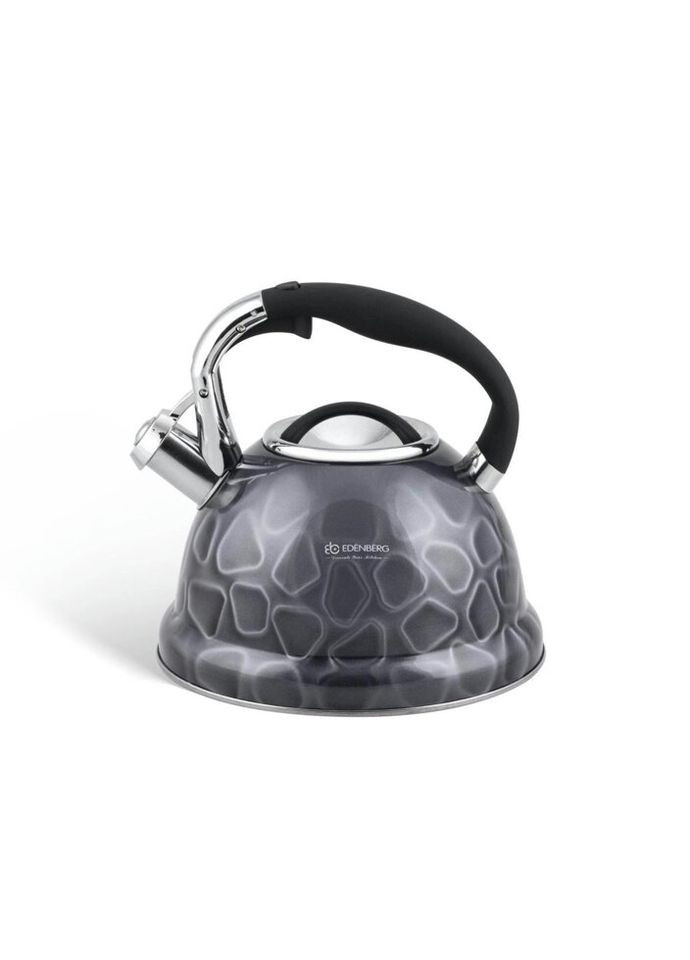 Чайник із свистком EB-1910-Grey 3 л сірий Edenberg (271550964)
