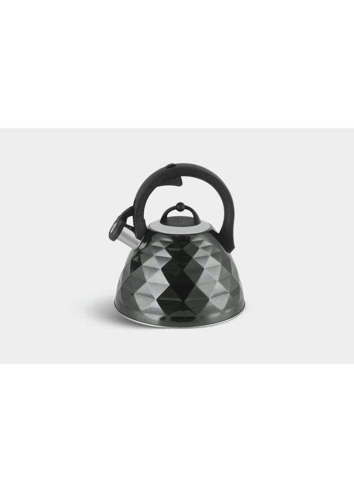 Чайник із свистком EB-8821-Black 3 л чорний Edenberg (271550987)