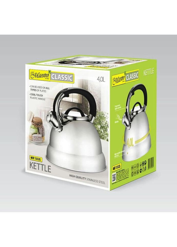 Чайник із свистком MR-1332L 4 л Maestro (271550180)