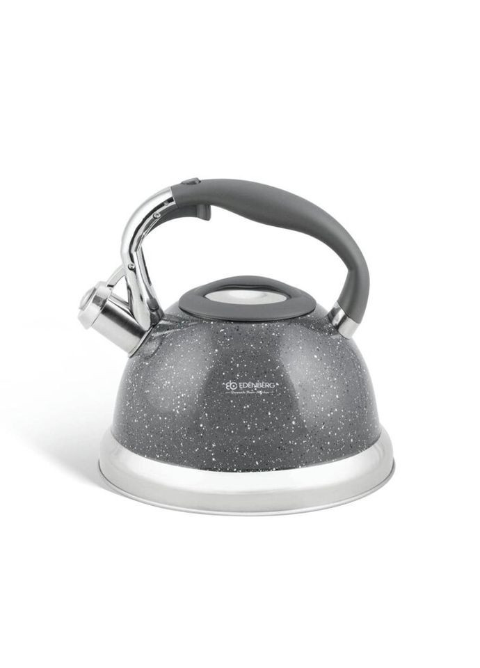 Чайник со свистком EB-1955-Grey 3 л серый Edenberg (271551096)