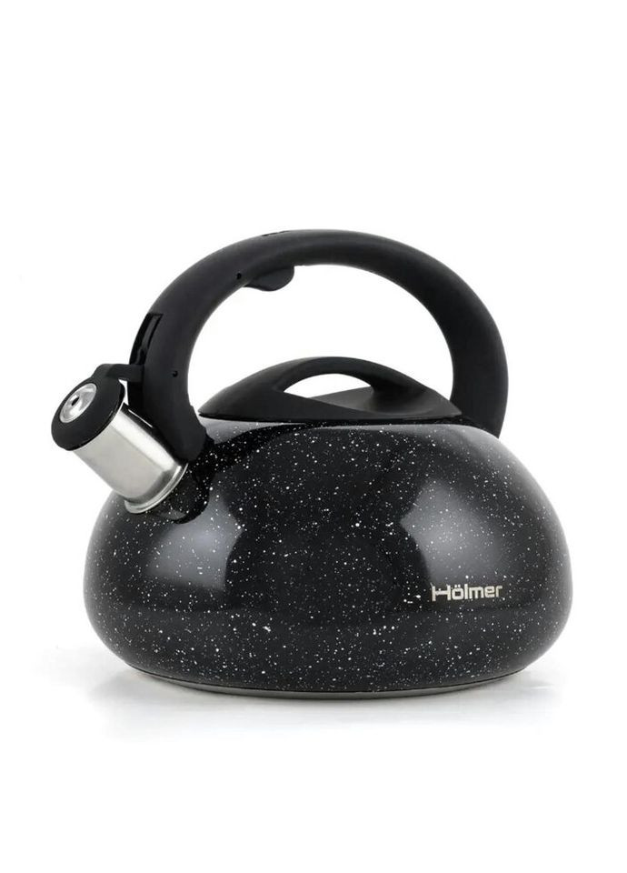 Чайник со свистком Galaxy WK-3530-BCSMB 3 л черный Holmer (271550800)