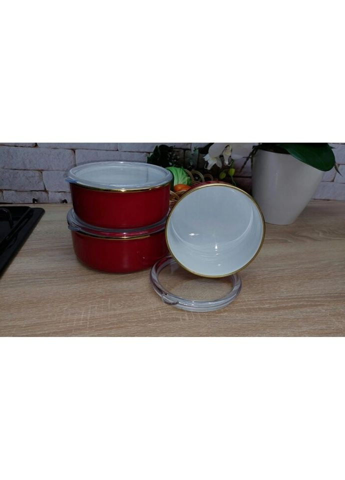 Набор контейнеров пищевых 10200-Red 6 предметов красный OMS (271550335)