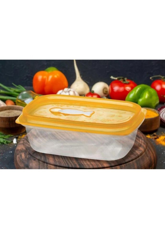 Контейнер харчовий Gustо Янтар GT-G-483 1000 мл Gusto (271551131)