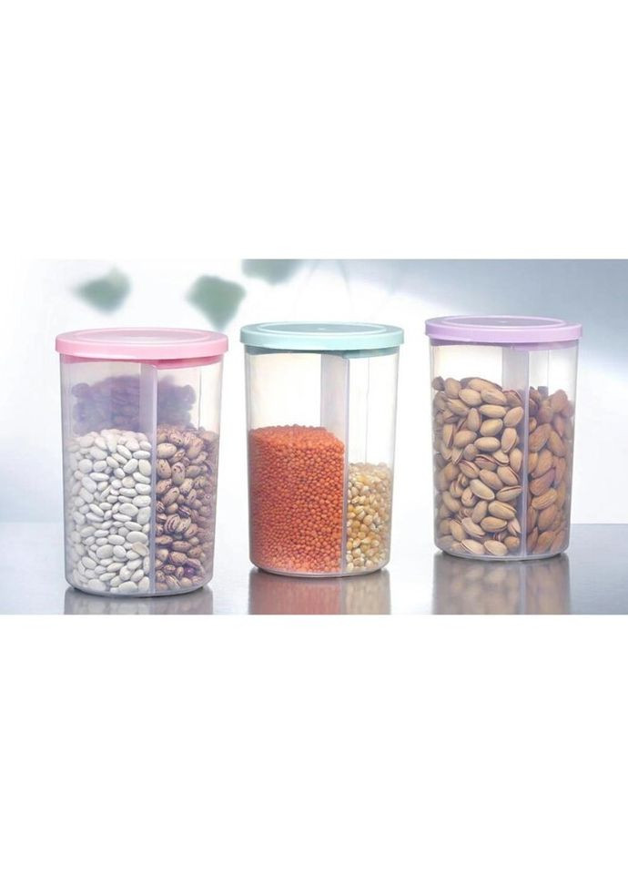 Контейнер потрійний для зберігання Gustо GT-G-285 2.25 л Gusto (271550593)