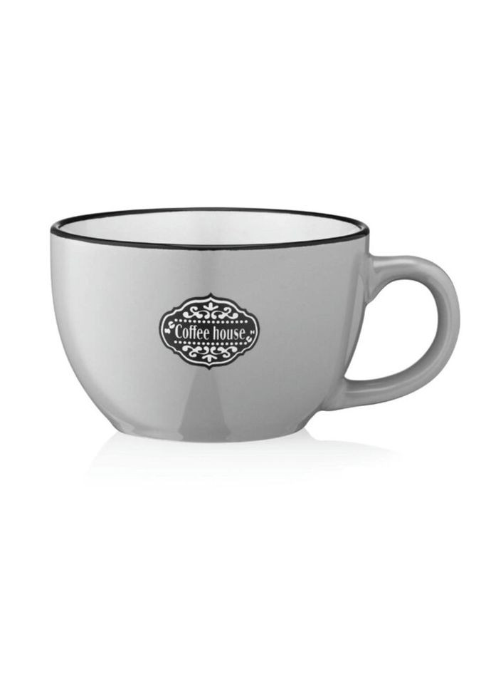 Чашка Floerino AR-3485-GY 480 мл сіра Ardesto (271550687)