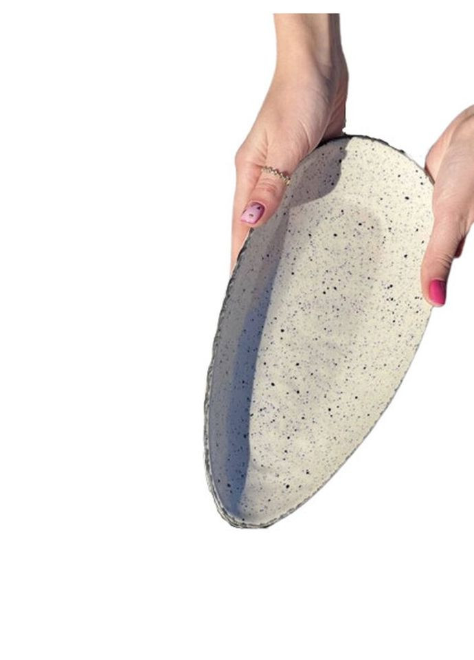 Блюдо для подачи Декор Керамика Азия Oreo Black OBL-27412 Декор Кераміка (271551002)