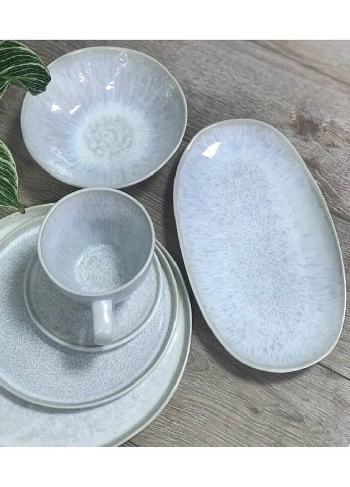 Блюдо Уайт стоун JM-1977-W 27 см Olens (271550444)