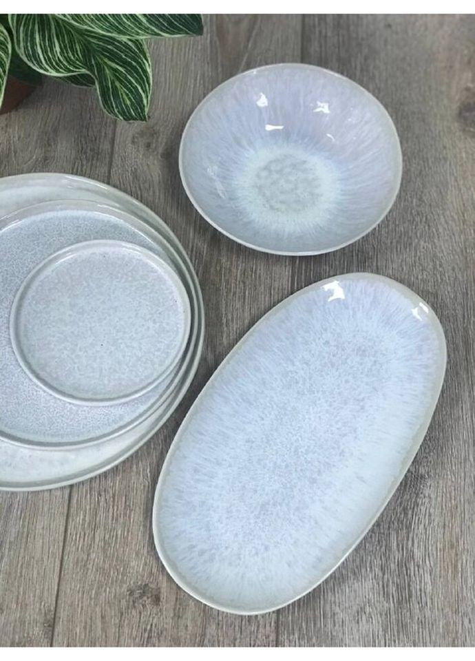 Блюдо Уайт стоун JM-1977-W 27 см Olens (271550444)