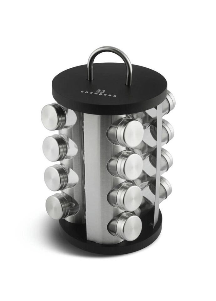 Набір для спецій EB-4027 18 предметів чорний Edenberg (271553607)