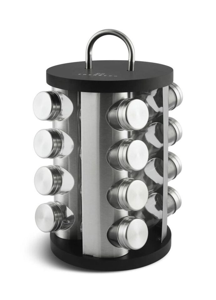 Набір для спецій EB-4027 18 предметів чорний Edenberg (271553607)