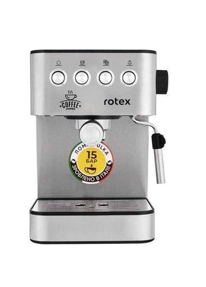 Кавоварка рожкова Power Espresso RCM850-S 850 Вт Rotex (271551925)