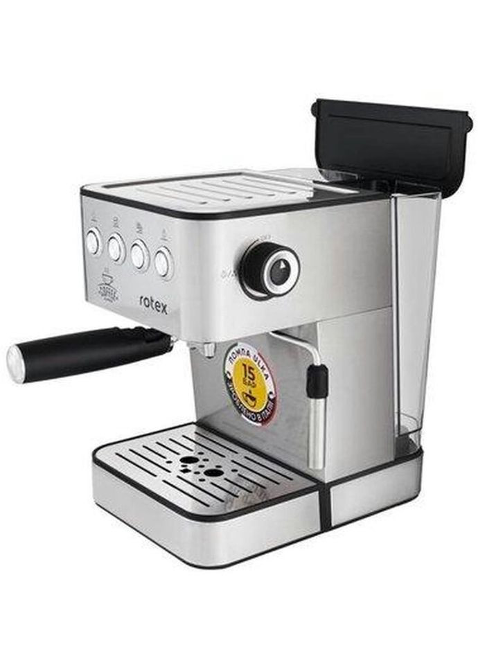 Кавоварка рожкова Power Espresso RCM850-S 850 Вт Rotex (271551925)