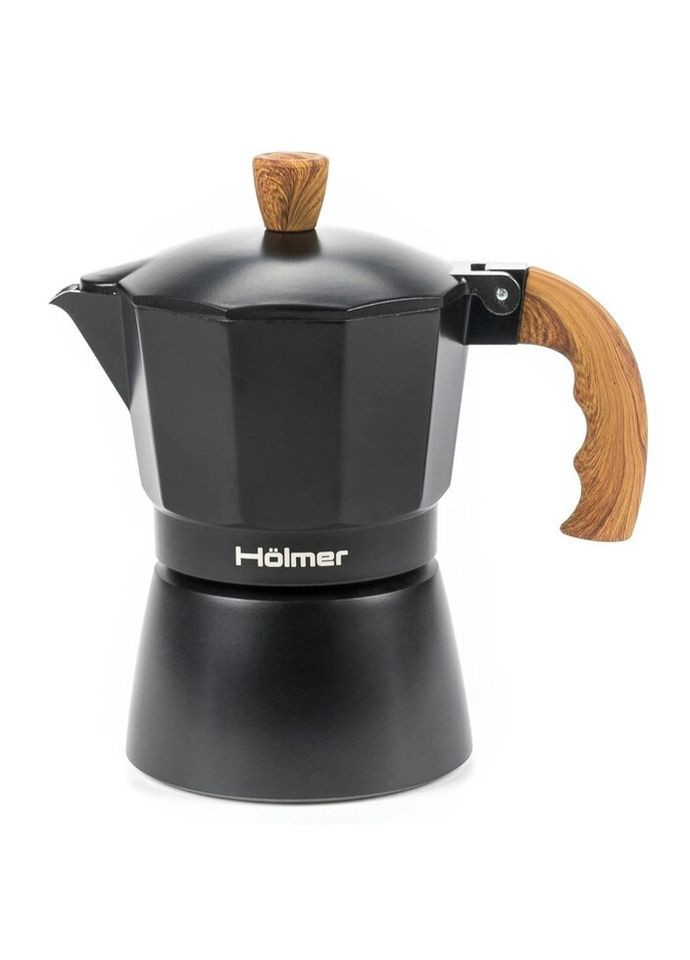 Гейзерная кофеварка Natural CF-0450-BW 9 чашек 450 мл Holmer (271552267)