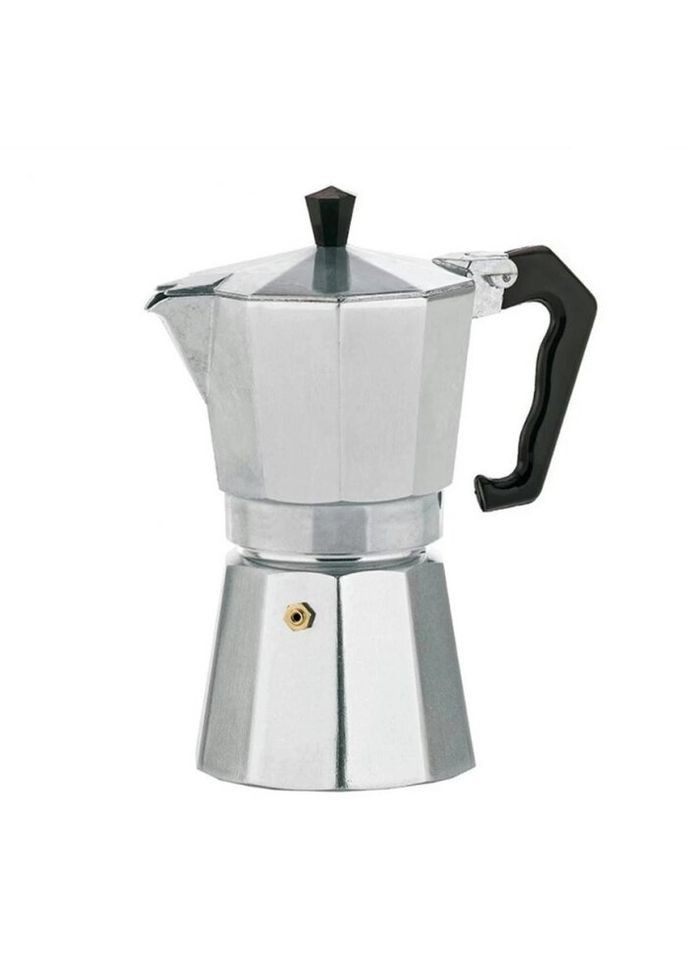 Гейзерна кавоварка Italia 10590 150 мл 3 чашки сіра Kela (271553296)