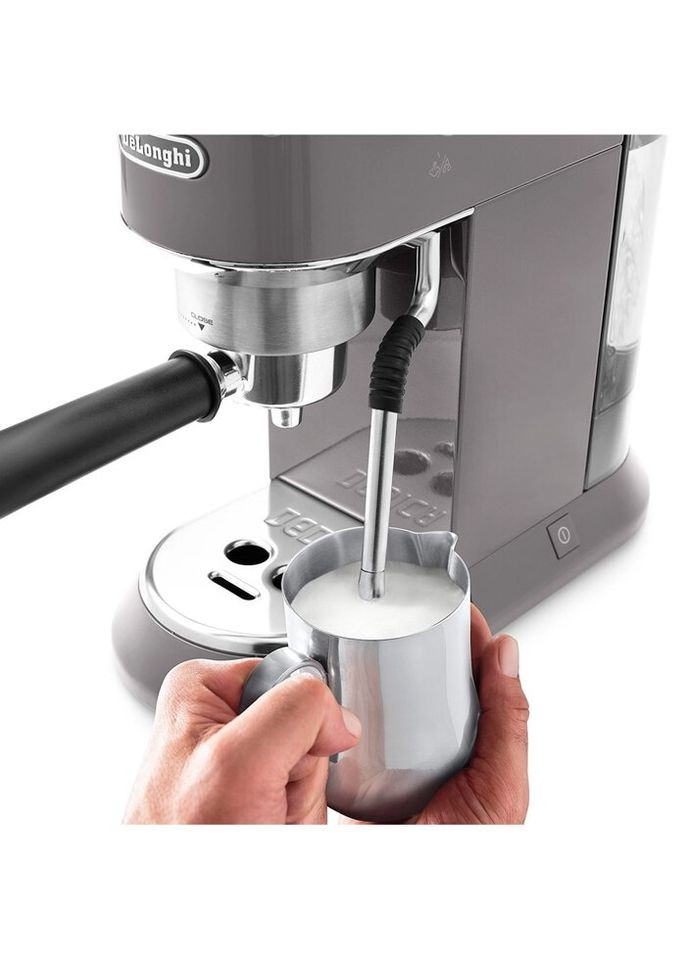 Кавоварка Dedica Arte EC-885-GY 15 бар срібляста Delonghi (271552355)