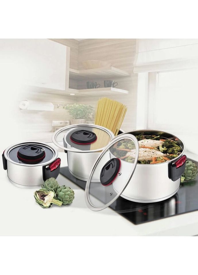 Набір каструль MR-3530 6 предметів Maestro (271551808)