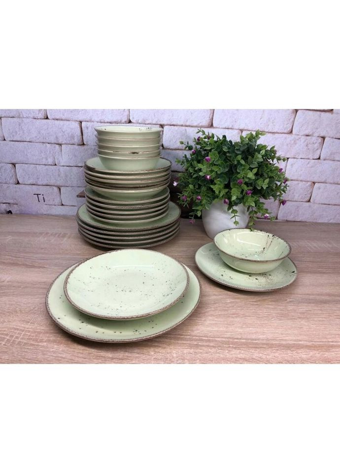 Сервиз столовый Fistik KL24-FISTIK 24 предмета TULU (271553522)